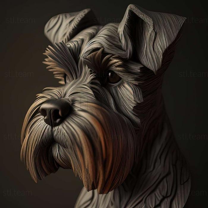 Zwergschnauzer dog